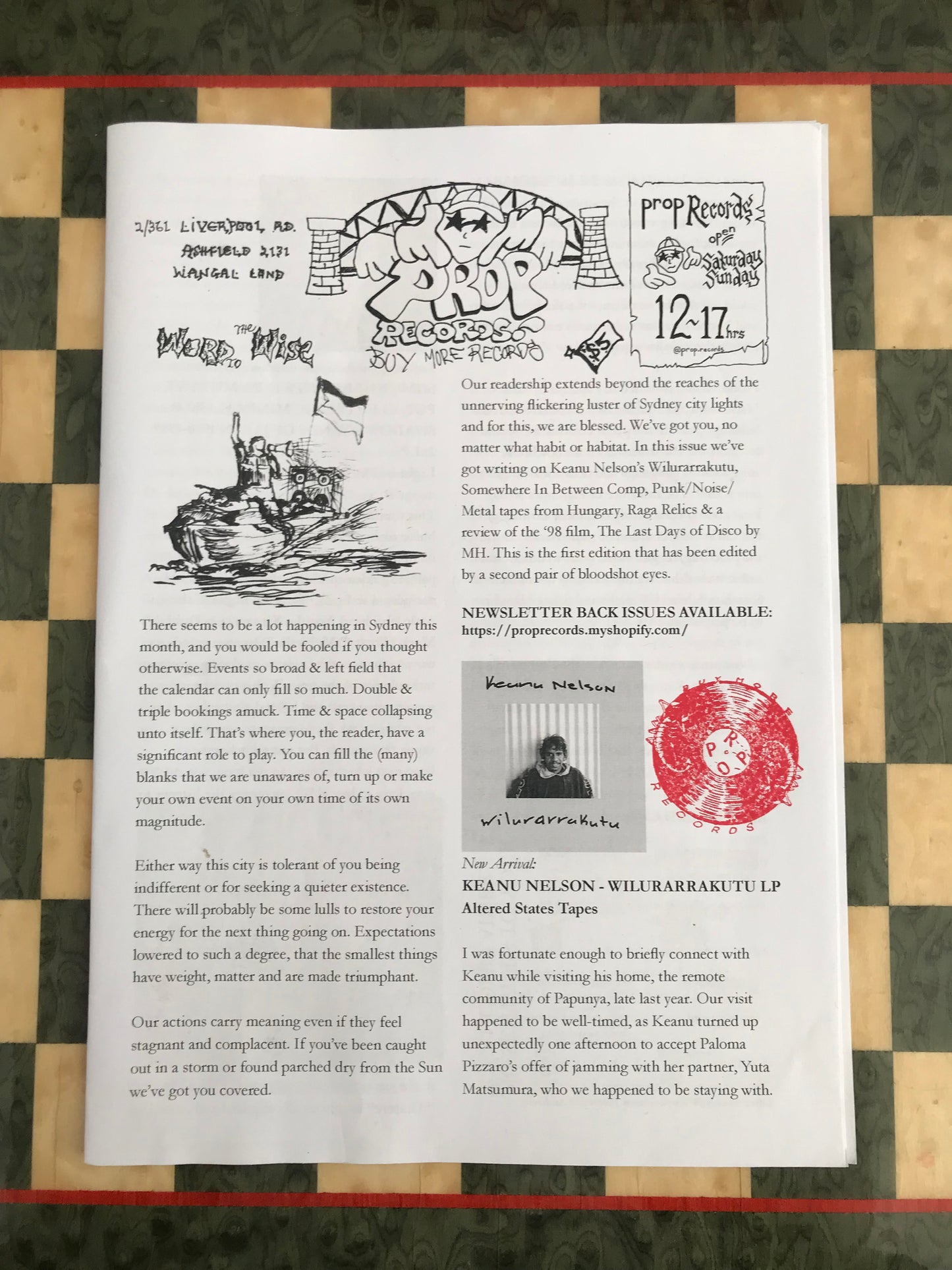 Prop Records Magazine March MMXX14