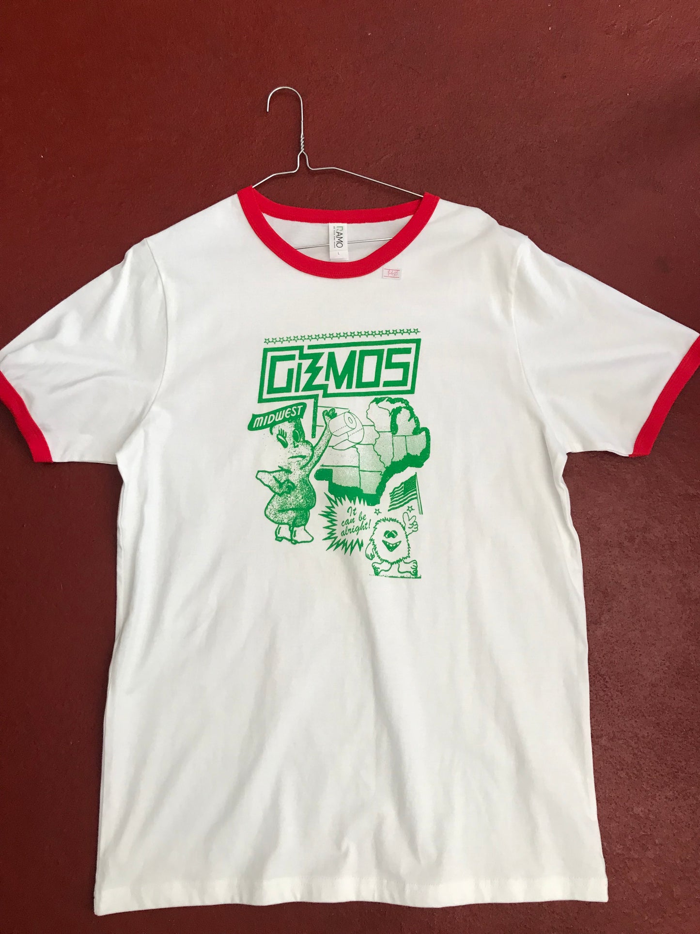 Gizmo’s - White Ringer T-Shirt