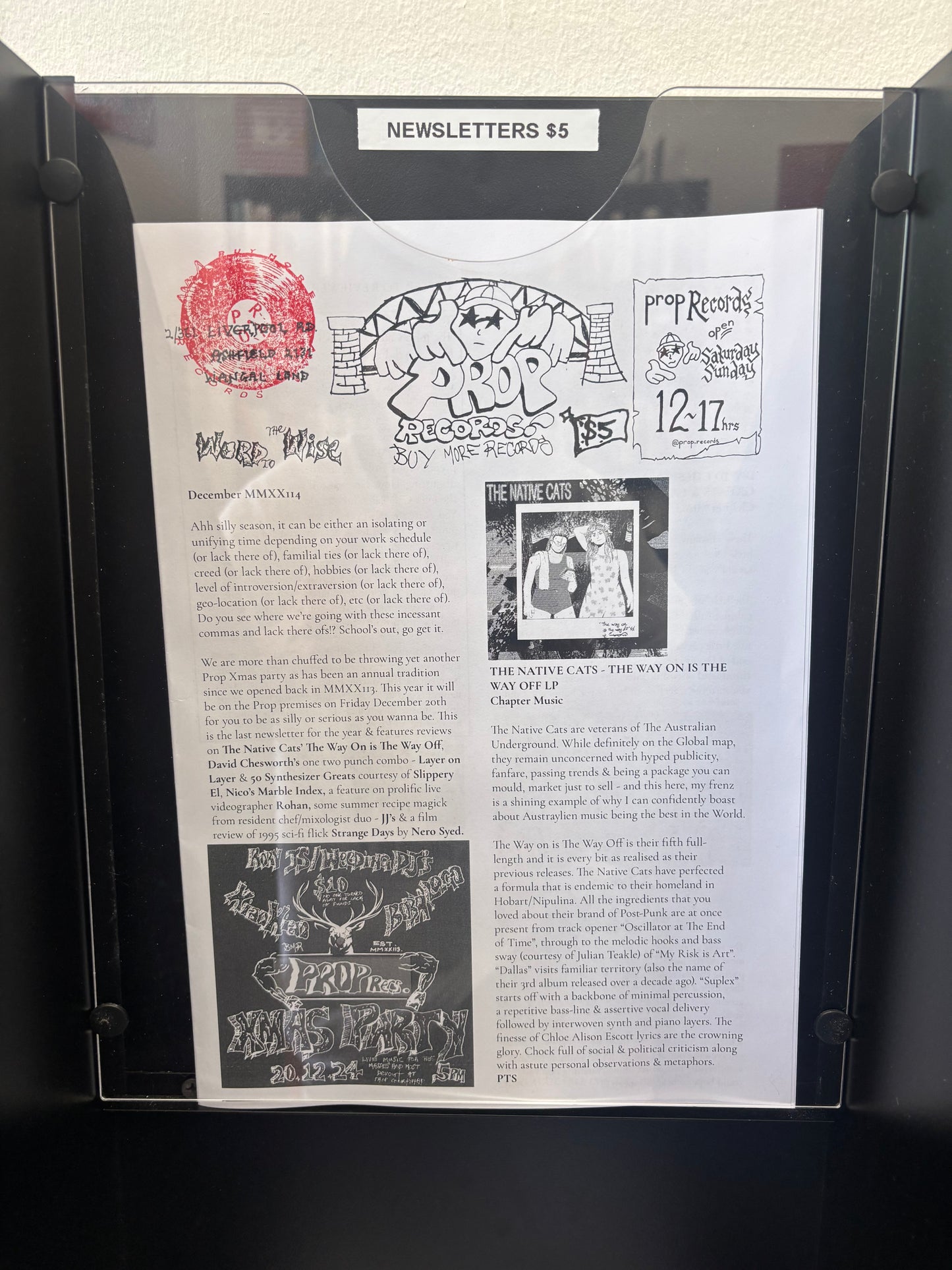 Prop Records Magazine December MMXX14