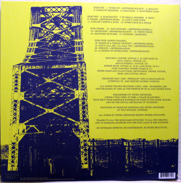 Peter Jefferies - Electricity 2LP