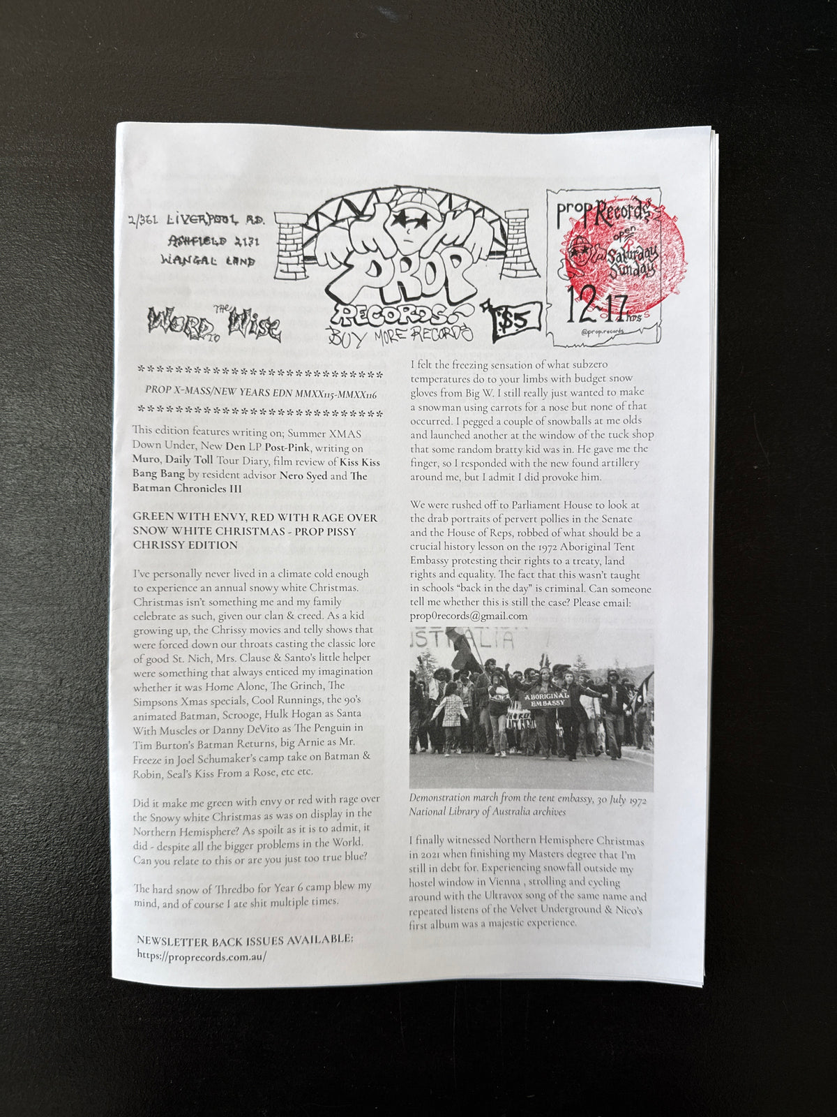 Prop Magazine Prop Records Magazine Dec//Jan//Feb MMXX116